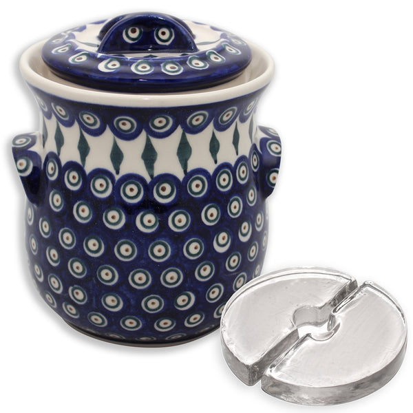 Stone Creek Trading Fermenting Crock - 2L Polish Decorated