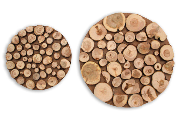 Wood Rustic Branch Trivet or Coaster